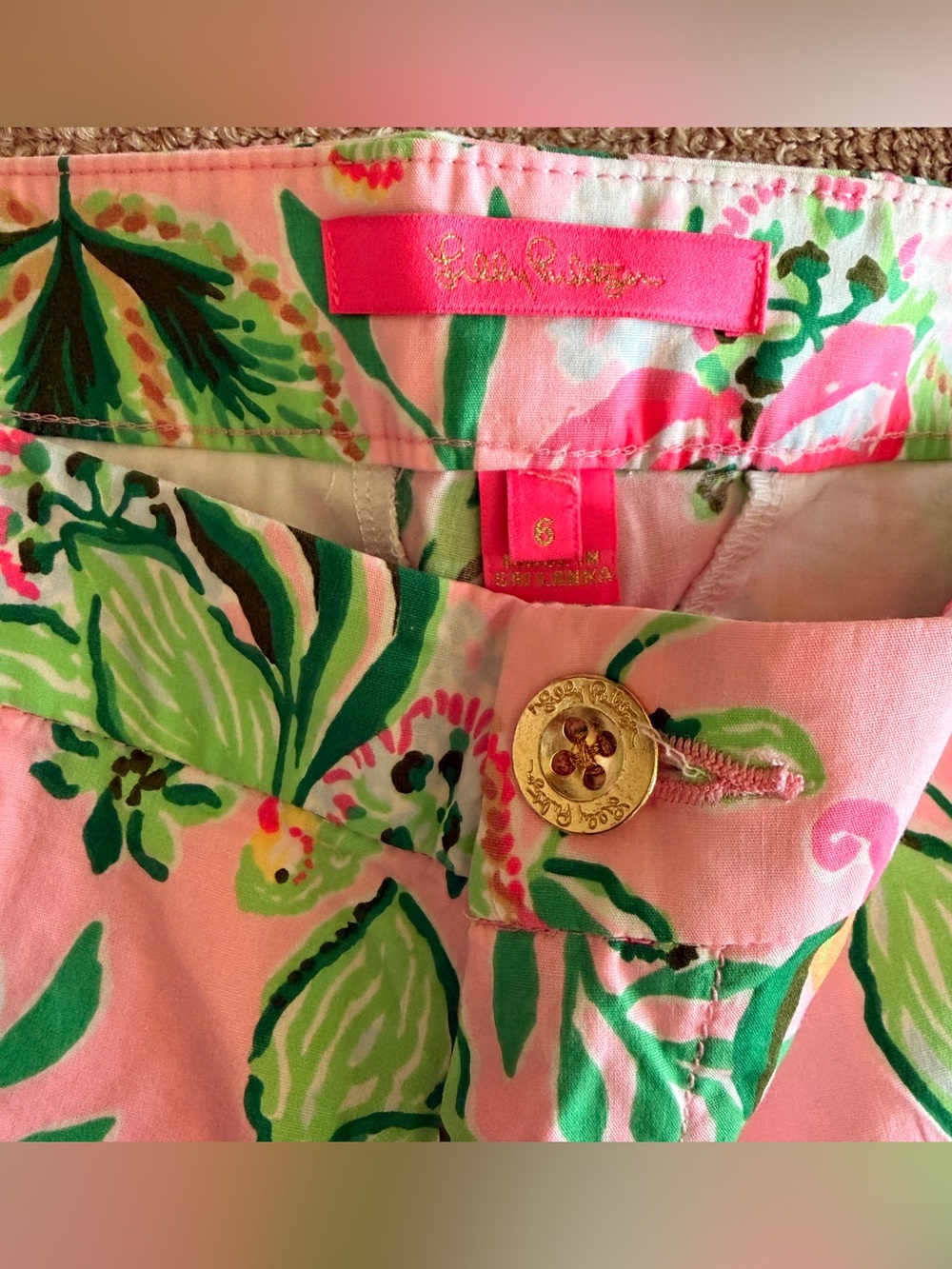 EUC Lilly Pulitzer Stretch Callahan Shorts - Picture 2 of 7